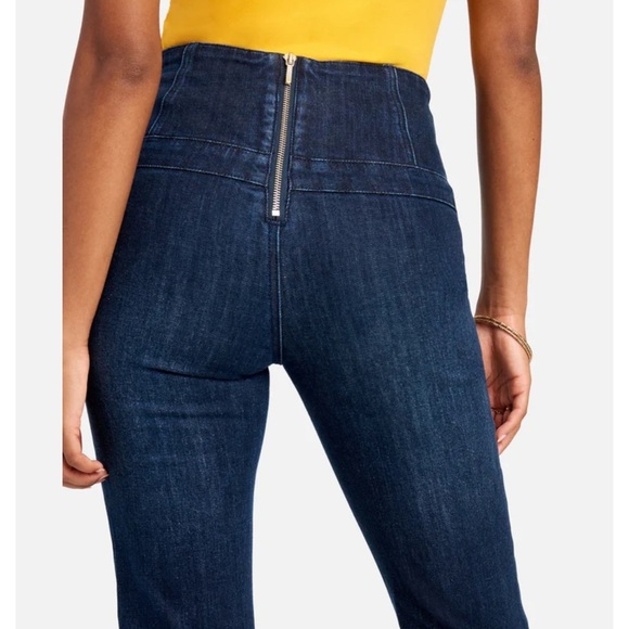 Bebe HIGH WAIST STRAIGHT LEG JEANS - Picture 3 of 11
